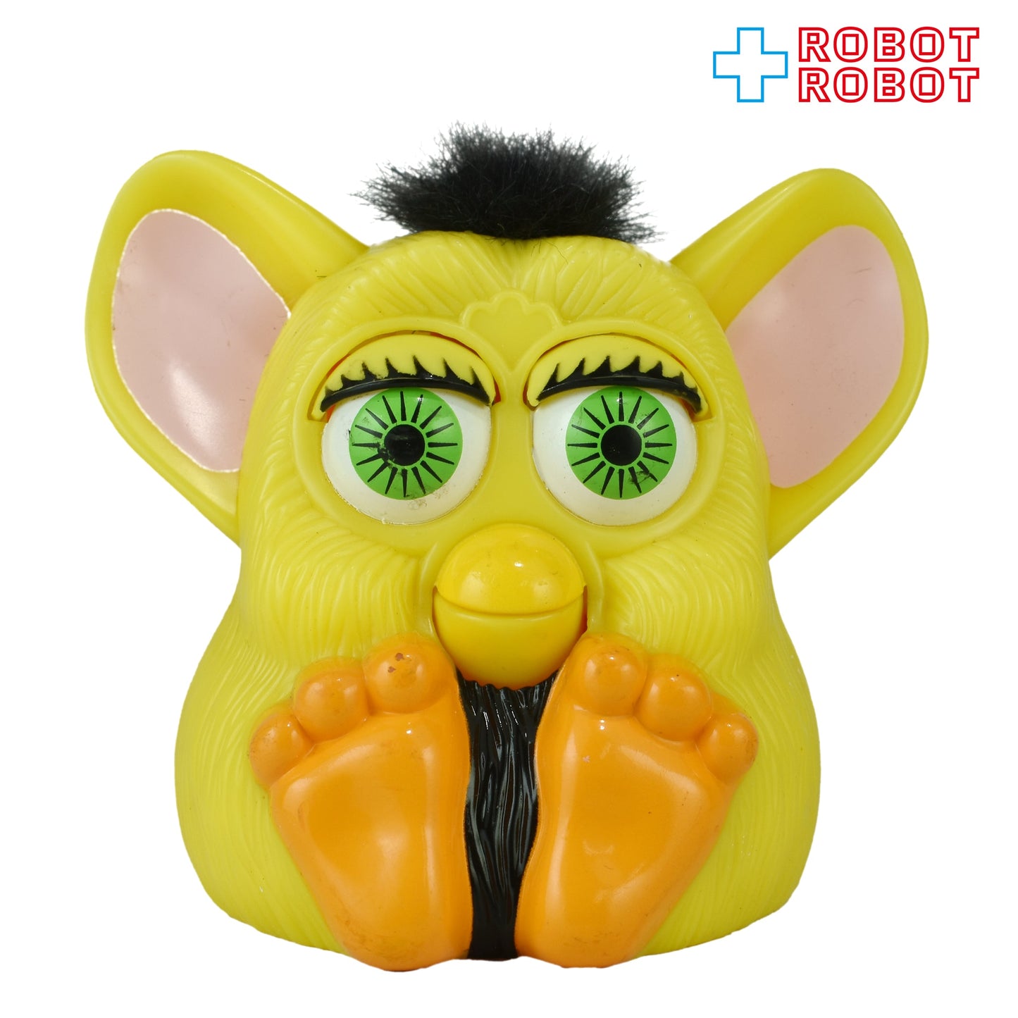 マクドナルド 1998 ファービー 顔面ムーブ イエロー × ブラック ハッピーミールトイ