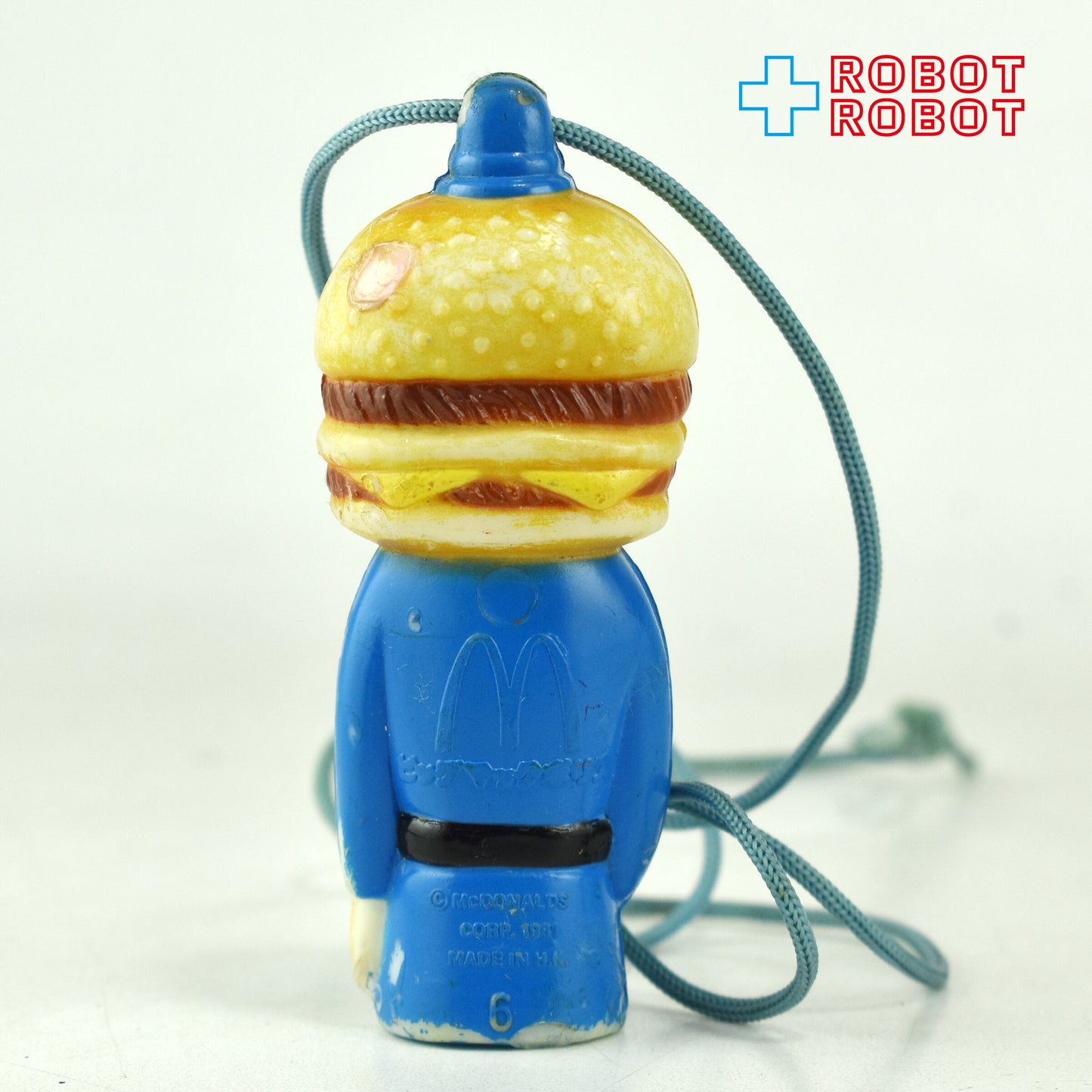 マクドナルド ビッグマックポリス プラスチックフィギュア ボールペンのペントップのみ 1980 ※難有り