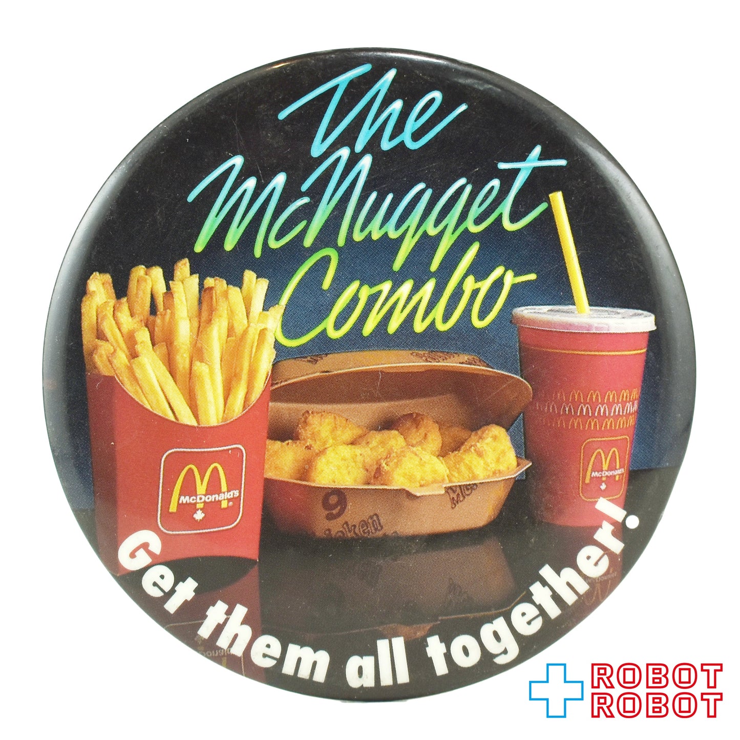 マクドナルド 缶バッジ マックナゲットコンボ