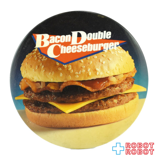 マクドナルド 缶バッジ ベーコンダブルチーズバーガー