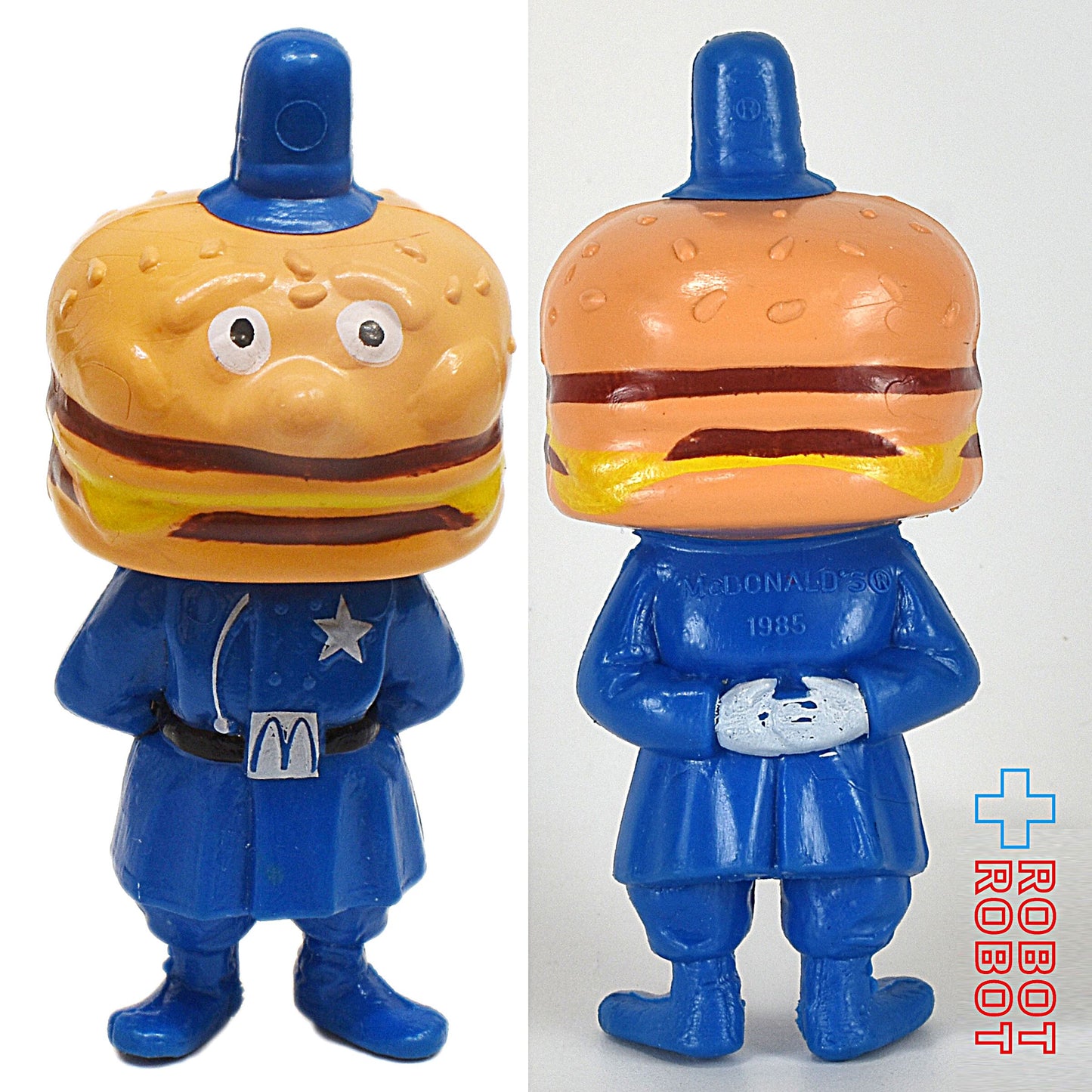 カナダのマクドナルド ビッグマックポリス メイドインカナダ ゴマ付 PVCフィギュア 1985