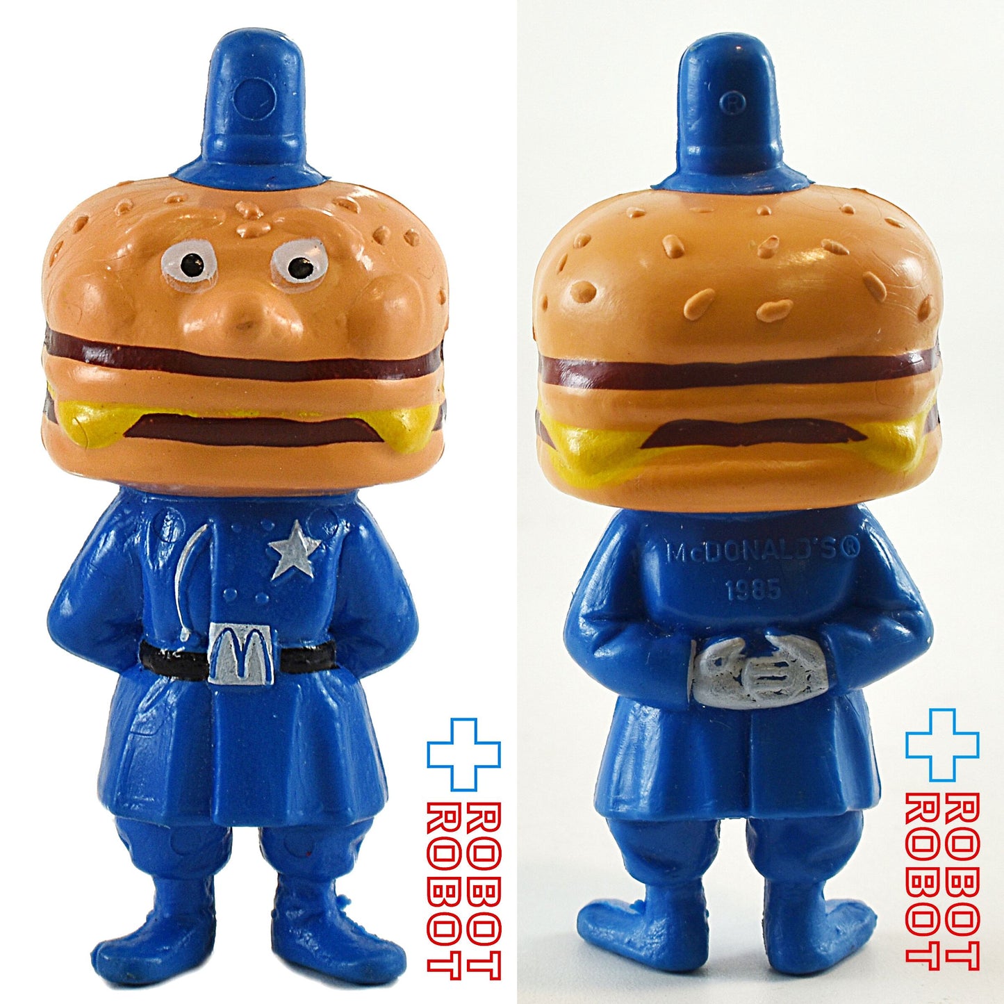 カナダのマクドナルド ビッグマックポリス メイドインカナダ ゴマ付 PVCフィギュア 1985