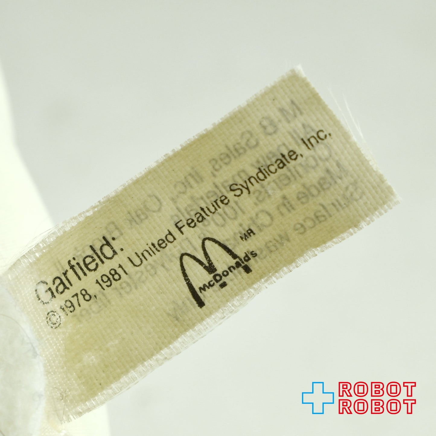 マクドナルド ガーフィールド 天使 ぬいぐるみ人形