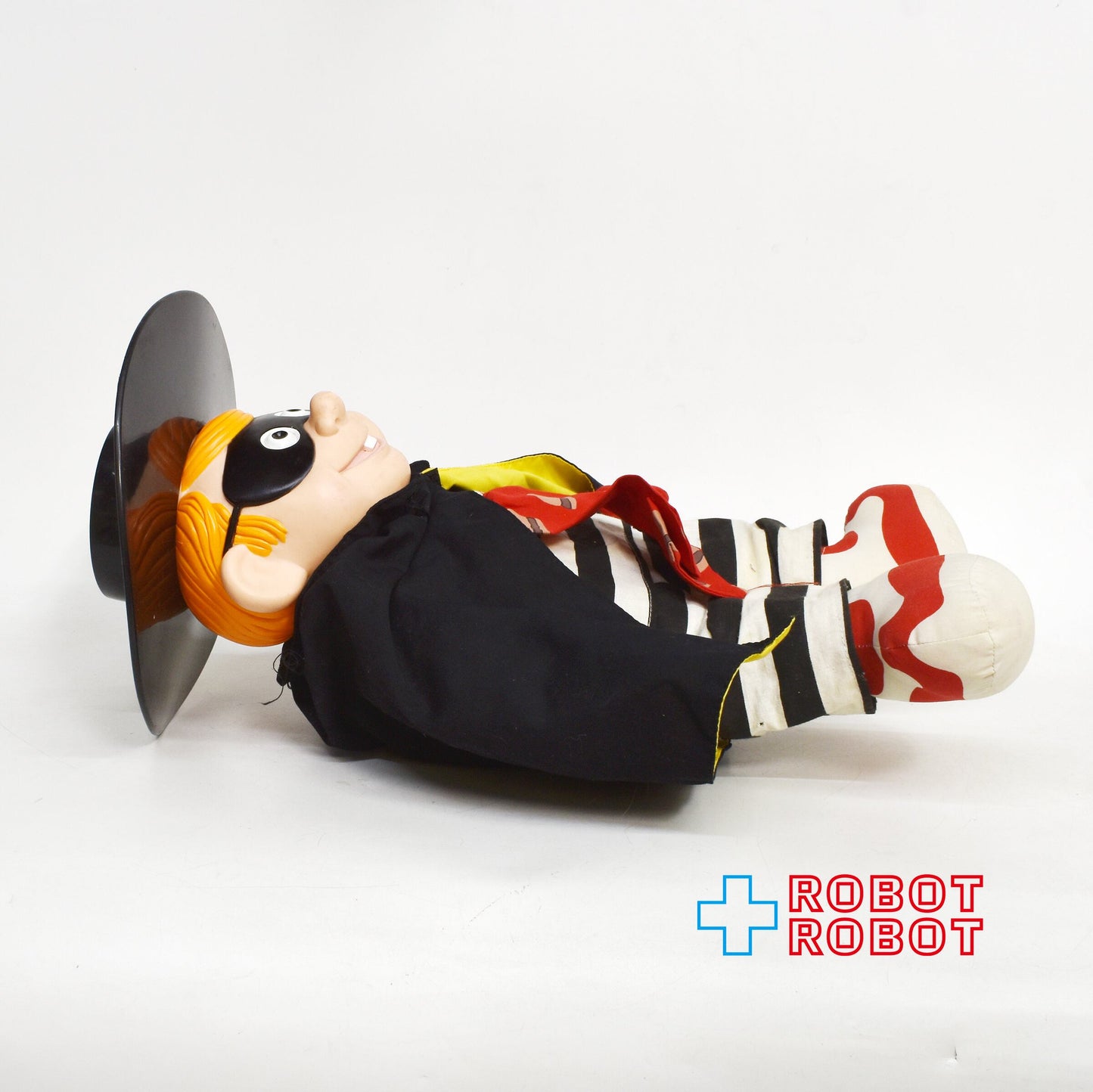 マクドナルド ハンバーグラー ビニールヘッド プラスチック帽子 ぬいぐるみ人形 40センチ 1987