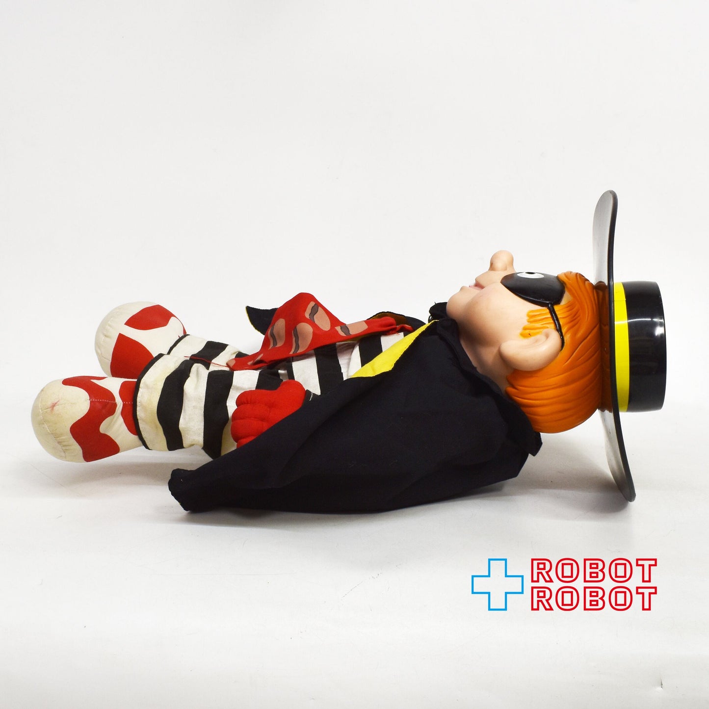 マクドナルド ハンバーグラー ビニールヘッド プラスチック帽子 ぬいぐるみ人形 40センチ 1987