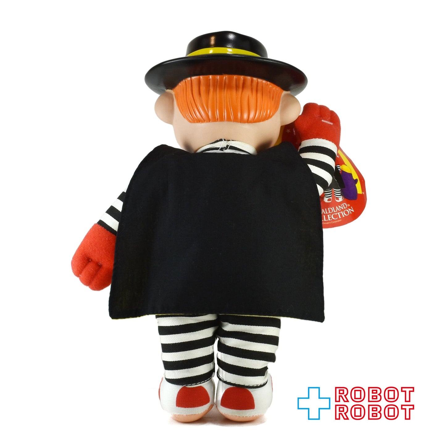 マクドナルド香港 ハンバーグラー ビニールヘッド ぬいぐるみ人形 27センチ 1997 紙タグ付き