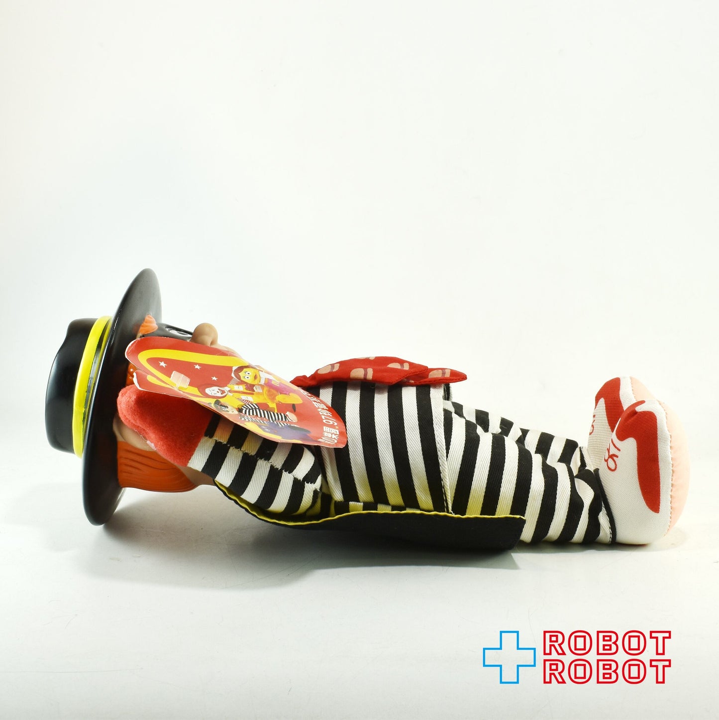 マクドナルド香港 ハンバーグラー ビニールヘッド ぬいぐるみ人形 27センチ 1997 紙タグ付き