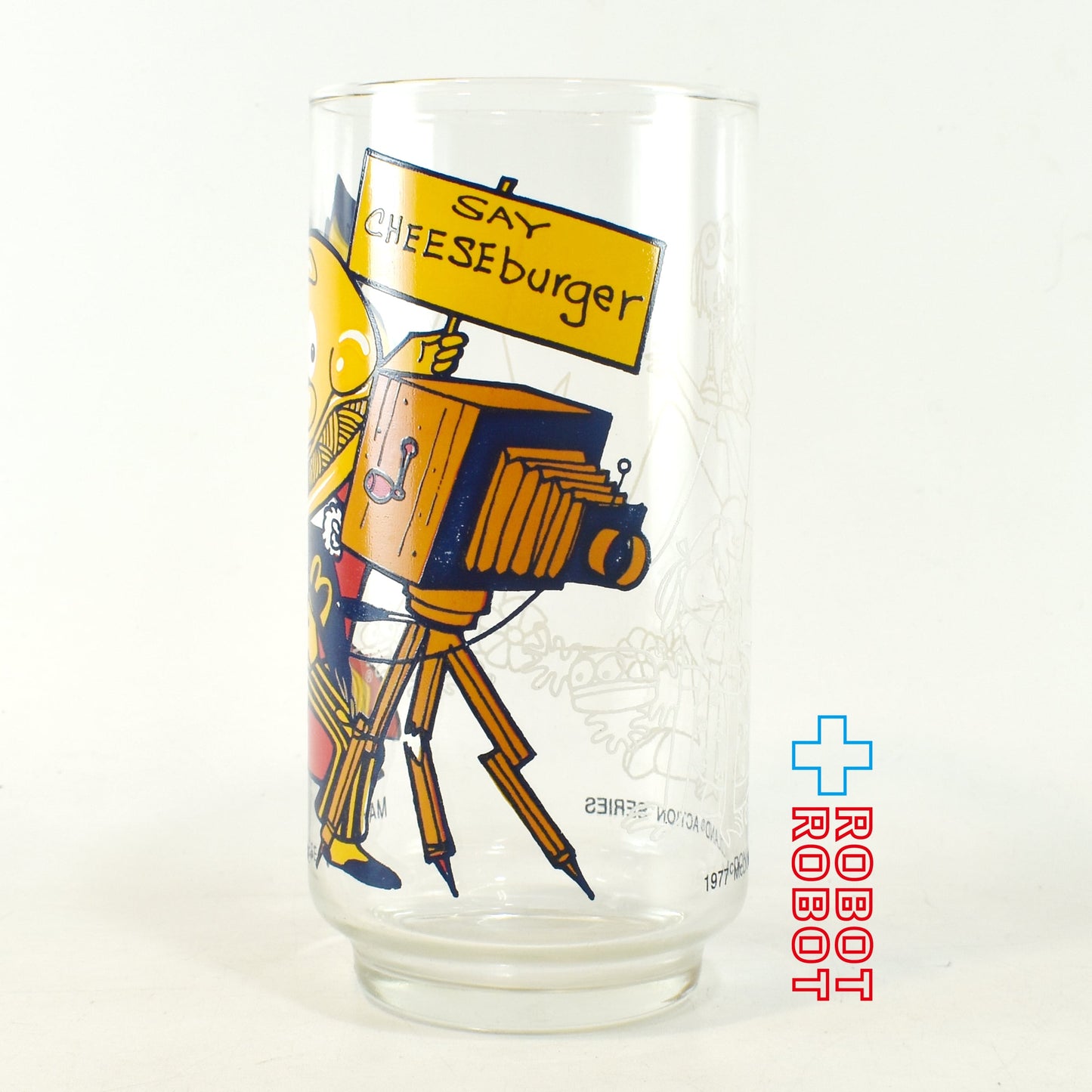 マクドナルド メイヤーマックチーズ アクションシリーズ シリーズ グラス ガラスコップ  1977