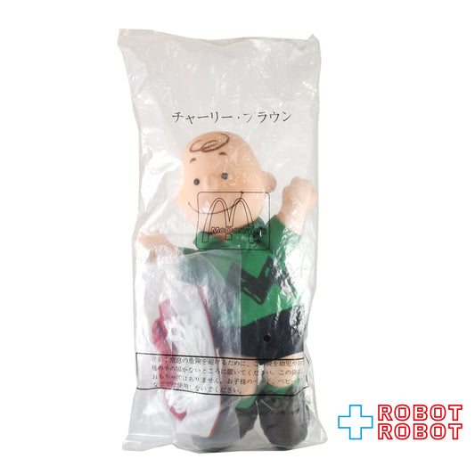 マクドナルド ピーナッツ チャーリー・ブラウン 顔ソフビ ぬいぐるみ人形 27センチ