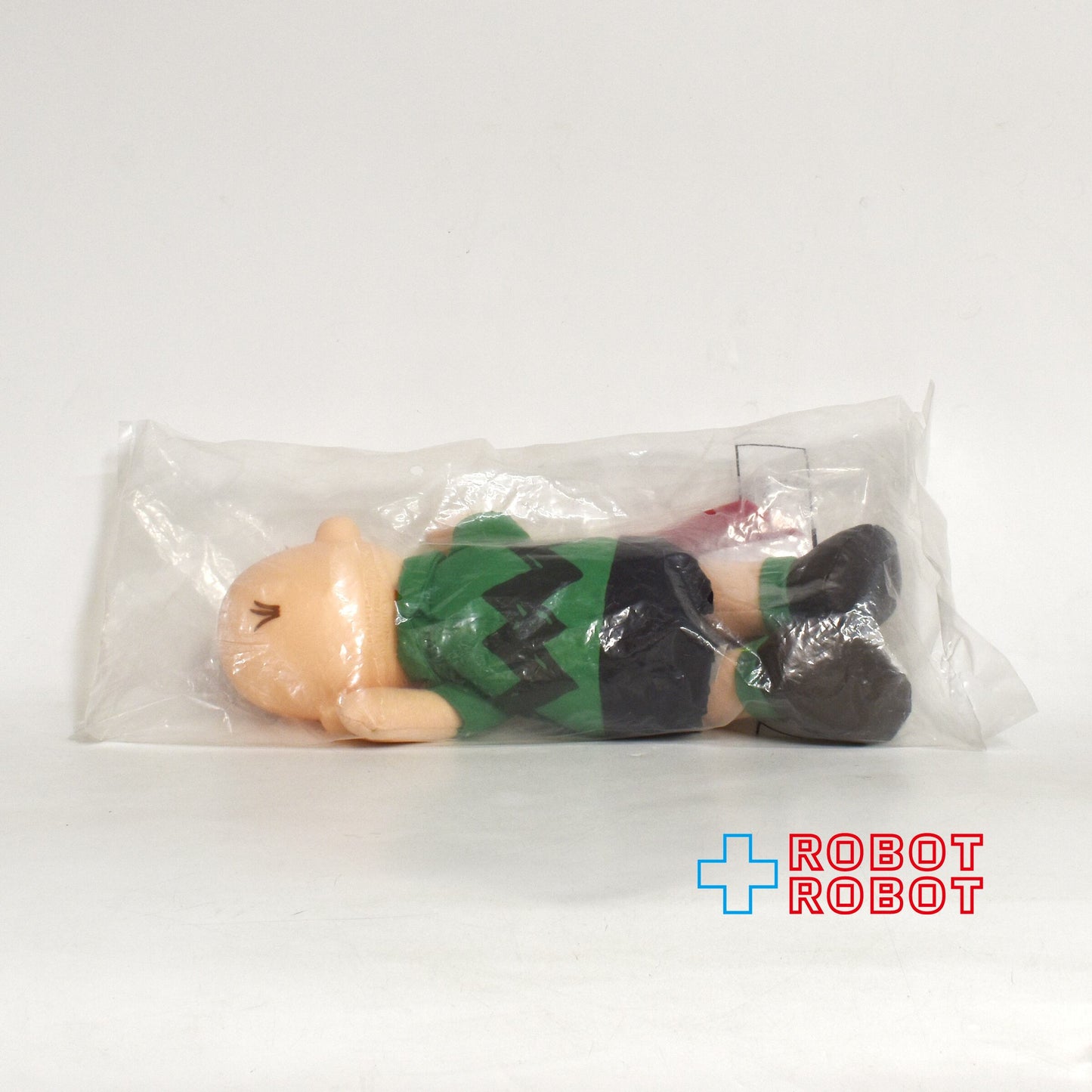 マクドナルド ピーナッツ チャーリー・ブラウン 顔ソフビ ぬいぐるみ人形 27センチ