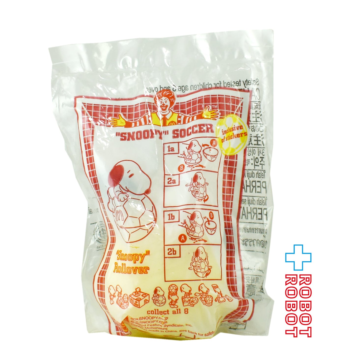 マクドナルド ピーナッツ スヌーピー サッカー ファンタジスタ ミールトイ 2006 未開封