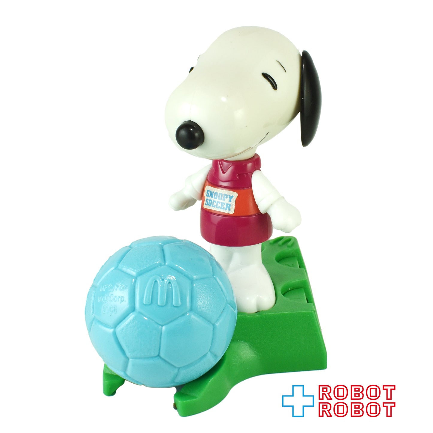 マクドナルド ピーナッツ スヌーピー サッカー スーパーキッカー ミールトイ 2006 開封 袋付き