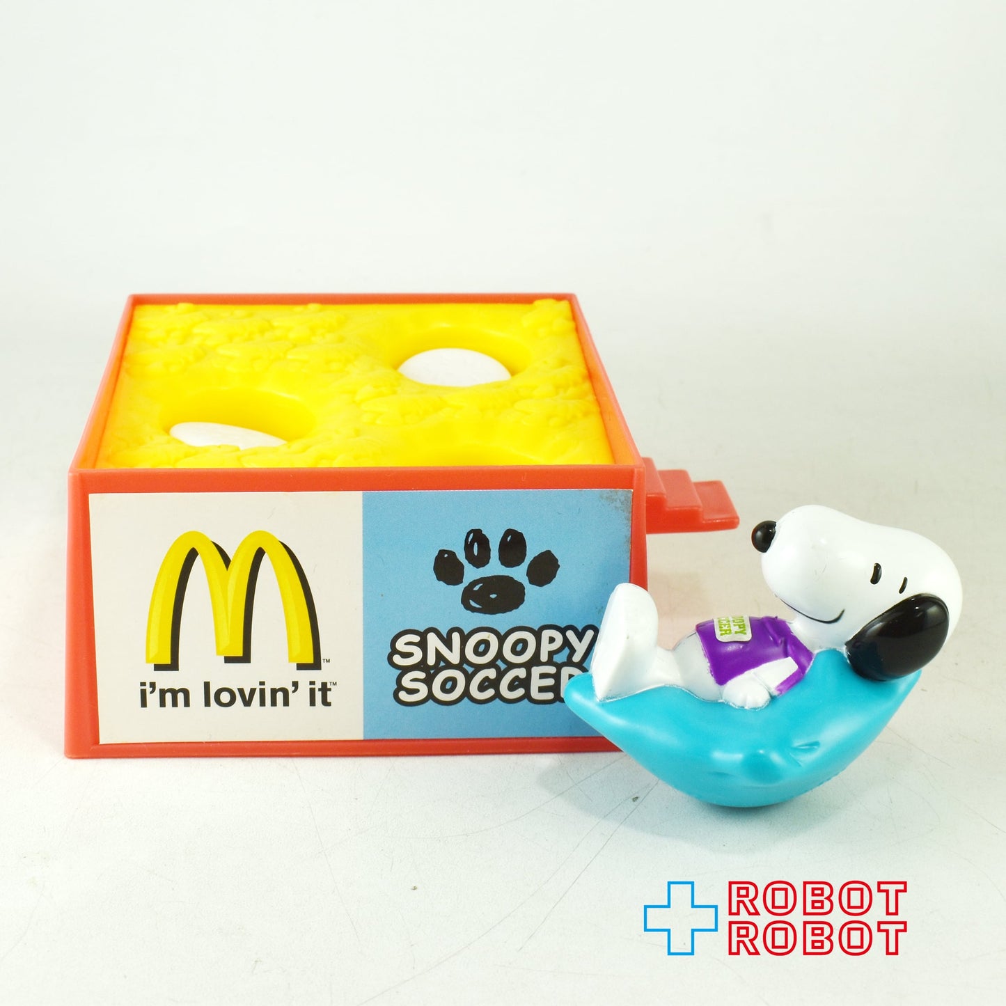 マクドナルド ピーナッツ スヌーピー サッカー サポーター ミールトイ 2006 開封 袋付き