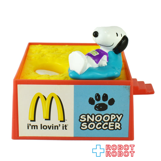マクドナルド ピーナッツ スヌーピー サッカー サポーター ミールトイ 2006 開封 袋付き