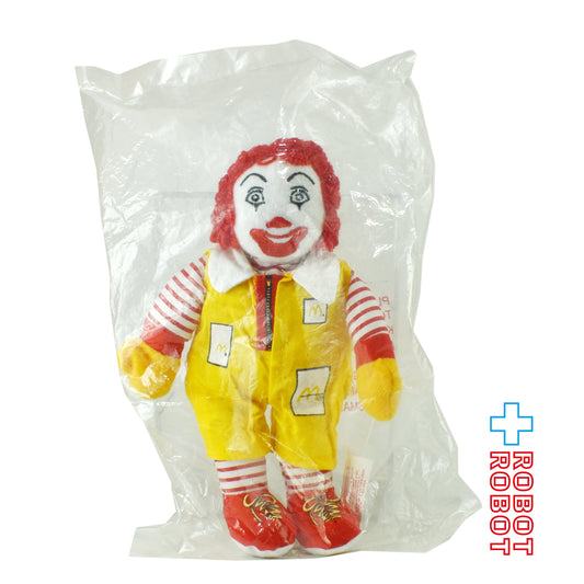 マクドナルド ロナルド ぬいぐるみ人形 1996 袋入 未開封