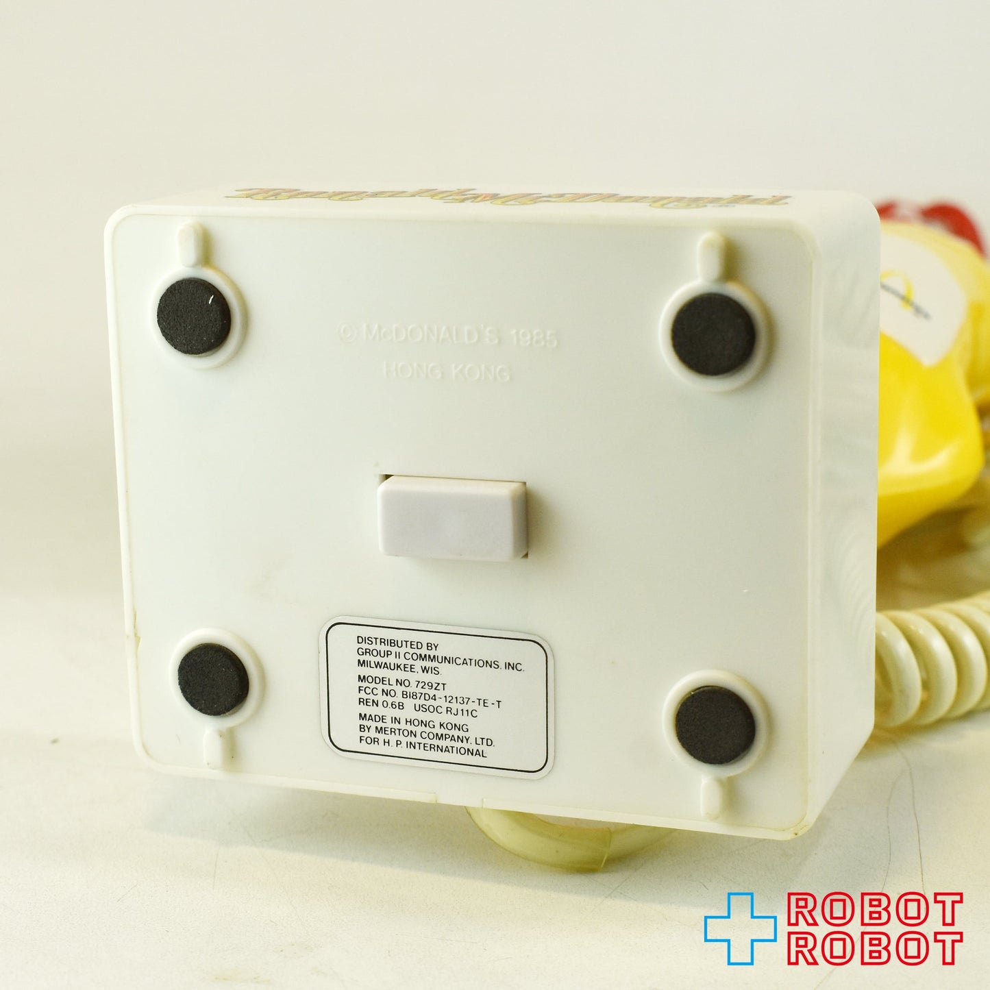 マクドナルド ロナルド 電話機 1985 メイドイン香港