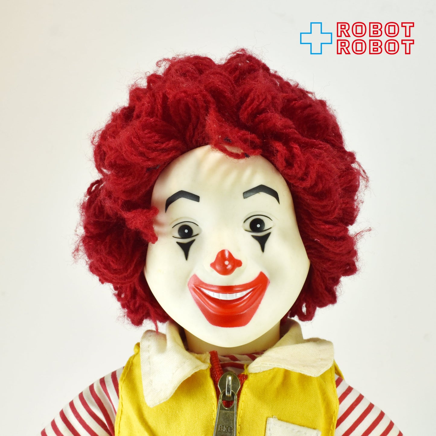 マクドナルド ロナルド 角マユ 40センチ ぬいぐるみ人形 1984 ※難有り