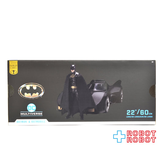 マクファーレントイズ DCマルチバース バットマン(1989) バットマン＆バットモービル 2パック版 バットモービル ビークル ルース 開封 箱付き
