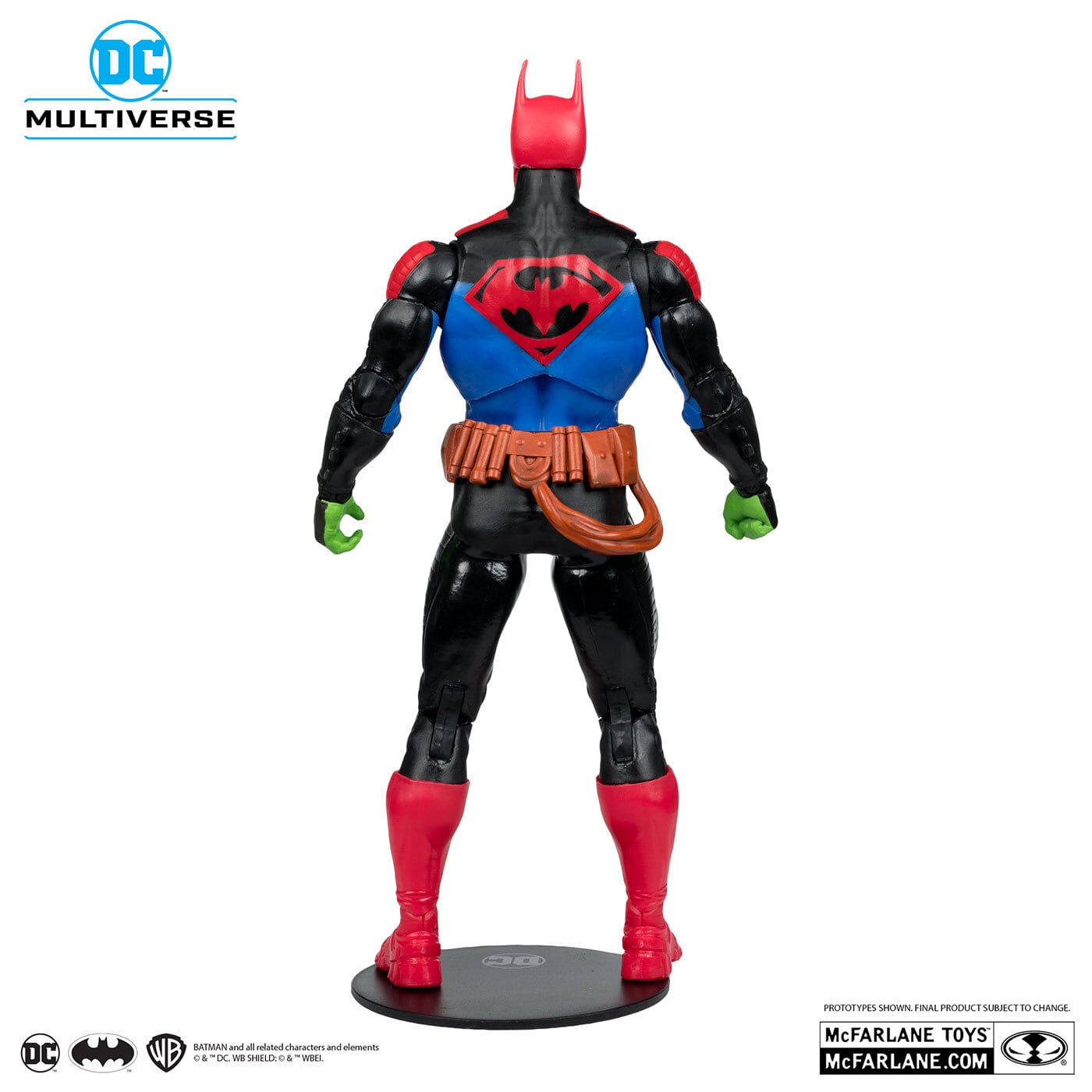 DC マルチバース コミック Batman / Superman World's Finest #289 バットマン / スーパーマン (フュージョン) 7インチ アクションフィギュア 国内版 未開封