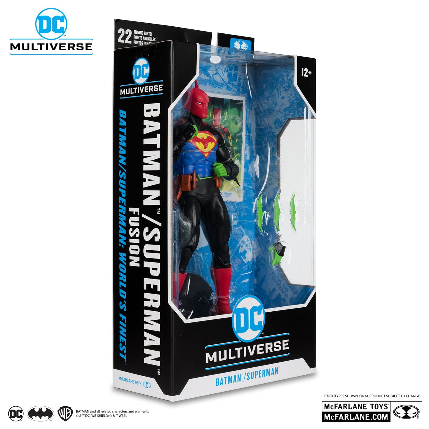 DC マルチバース コミック Batman / Superman World's Finest #289 バットマン / スーパーマン (フュージョン) 7インチ アクションフィギュア 国内版 未開封