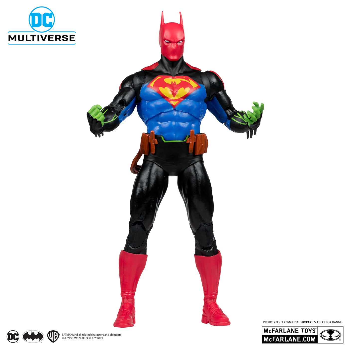 DC マルチバース コミック Batman / Superman World's Finest #289 バットマン / スーパーマン (フュージョン) 7インチ アクションフィギュア 国内版 未開封