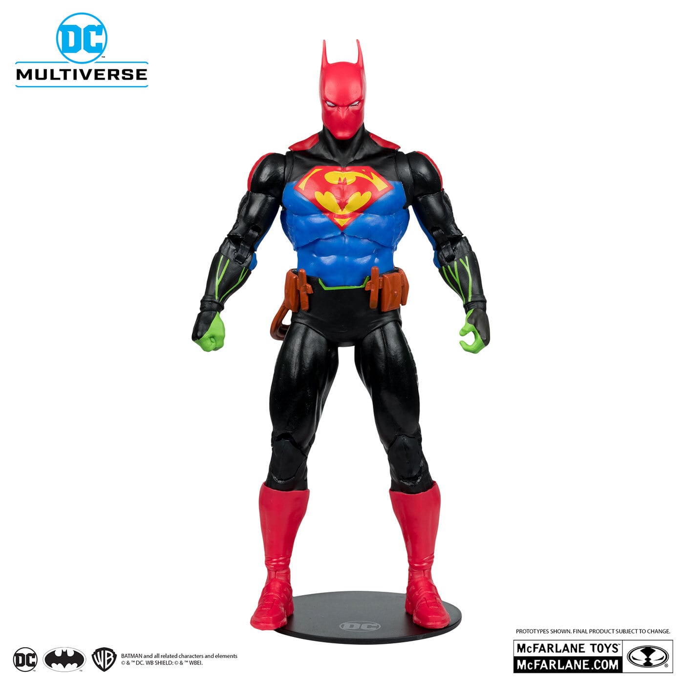 DC マルチバース コミック Batman / Superman World's Finest #289 バットマン / スーパーマン (フュージョン) 7インチ アクションフィギュア 国内版 未開封