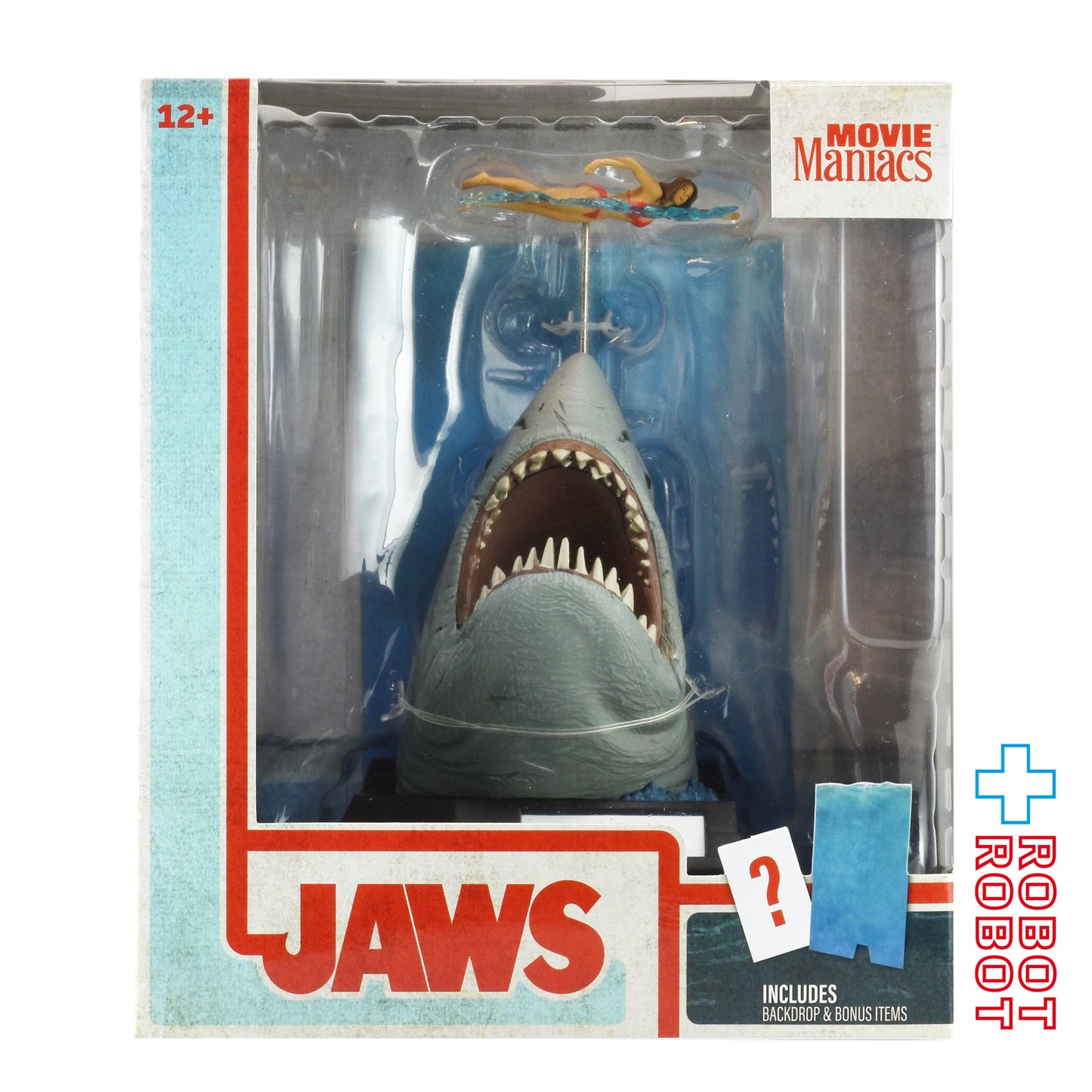 マクファーレン ムービー・マニアックス JAWS ジョーズ 50周年 ジョーズ 6インチ ポーズドスタチュー フィギュア 未開封