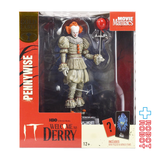 マクファーレン ムービー・マニアックス IT ウェルカム・トゥ・デリー ペニーワイズ 6インチ ポーズドスタチュー フィギュア 国内版 未開封
