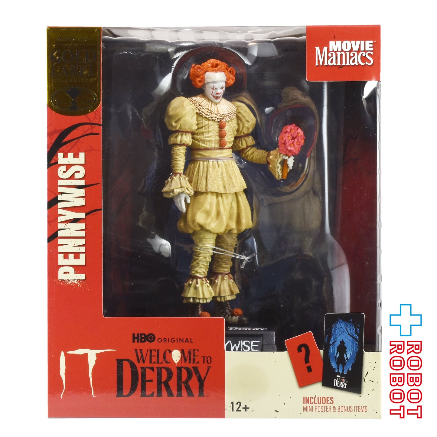 マクファーレン ムービー・マニアックス IT ウェルカム・トゥ・デリー ペニーワイズ (フラッシュバック) 6インチ ポーズドスタチュー フィギュア 国内版 未開封