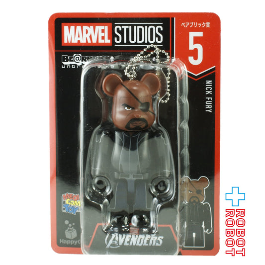 メディコム Happyくじ マーベル X-MEN BE@RBRICK ベアブリック賞 5 アベンジャーズ ニック・フューリー 未開封