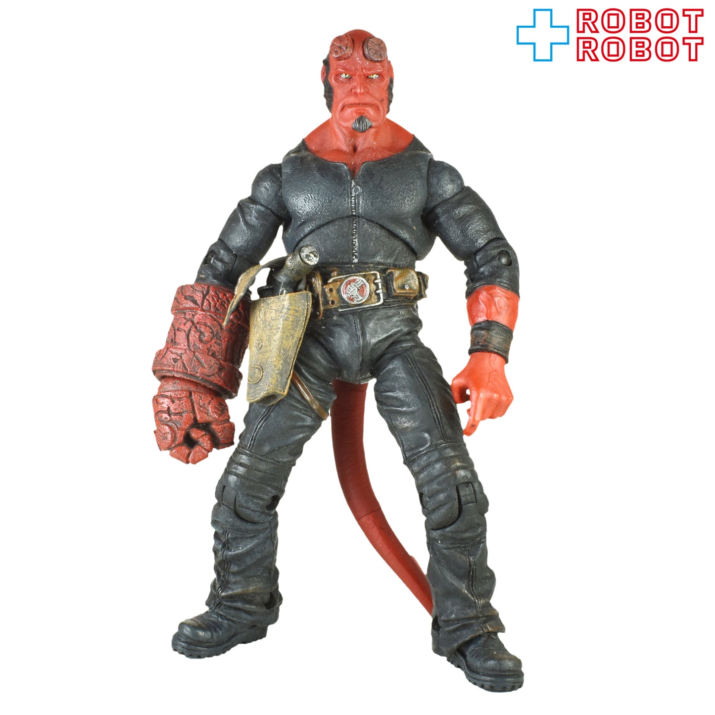 メズコ ヘルボーイ シリーズ2 ヘルボーイ 口閉じ 黒服Ver. アクションフィギュア ルース