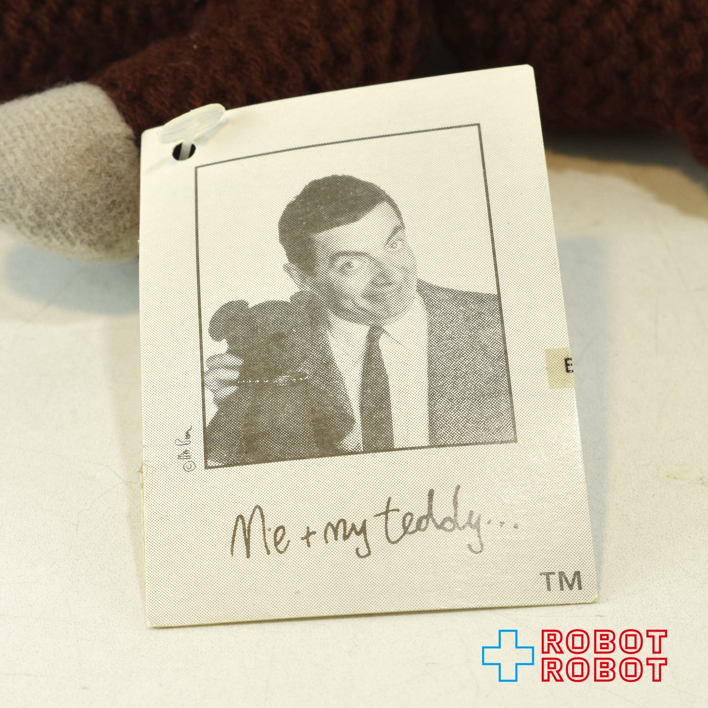 Mr.ビーン ミスタービーン テディベア 編みぐるみ ぬいぐるみ人形 17cm 紙タグ付