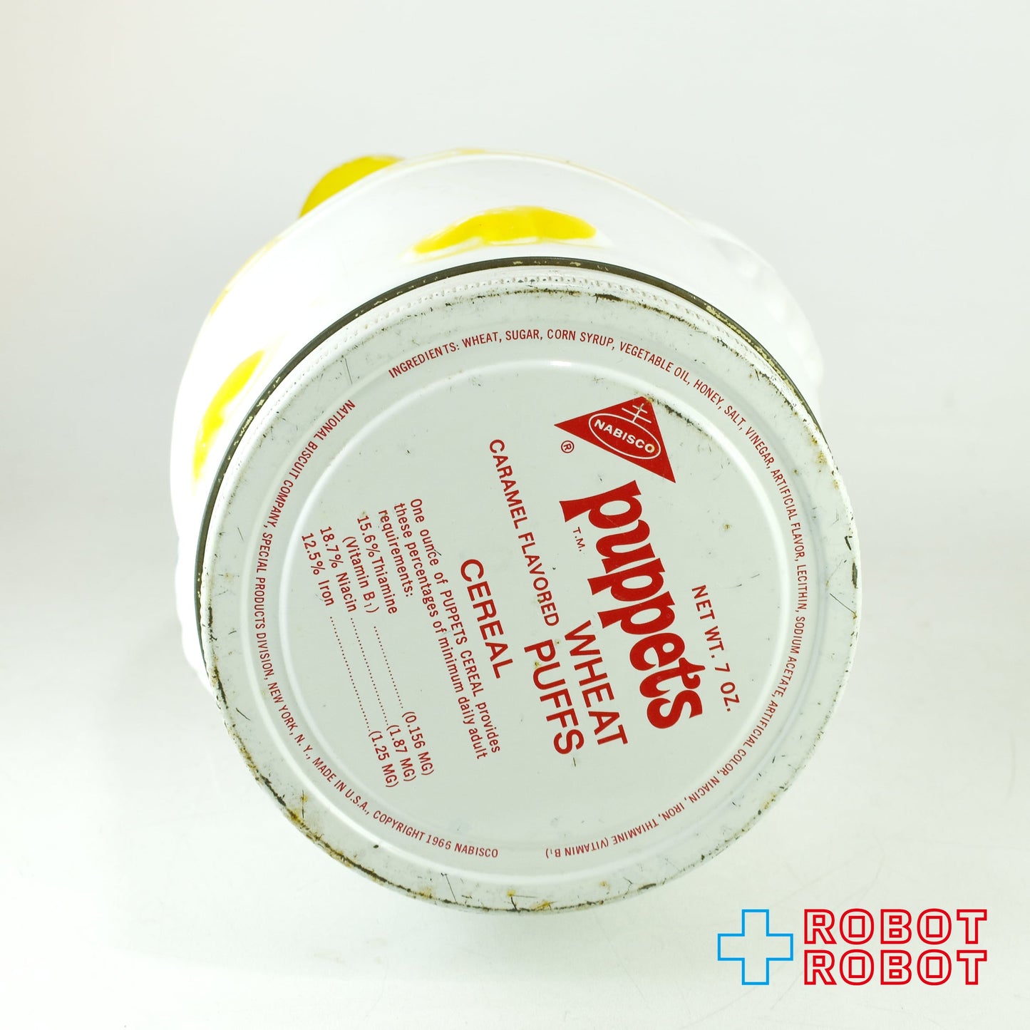 ナビスコ ドナルドダック ポリ貯金箱 シリアル容器