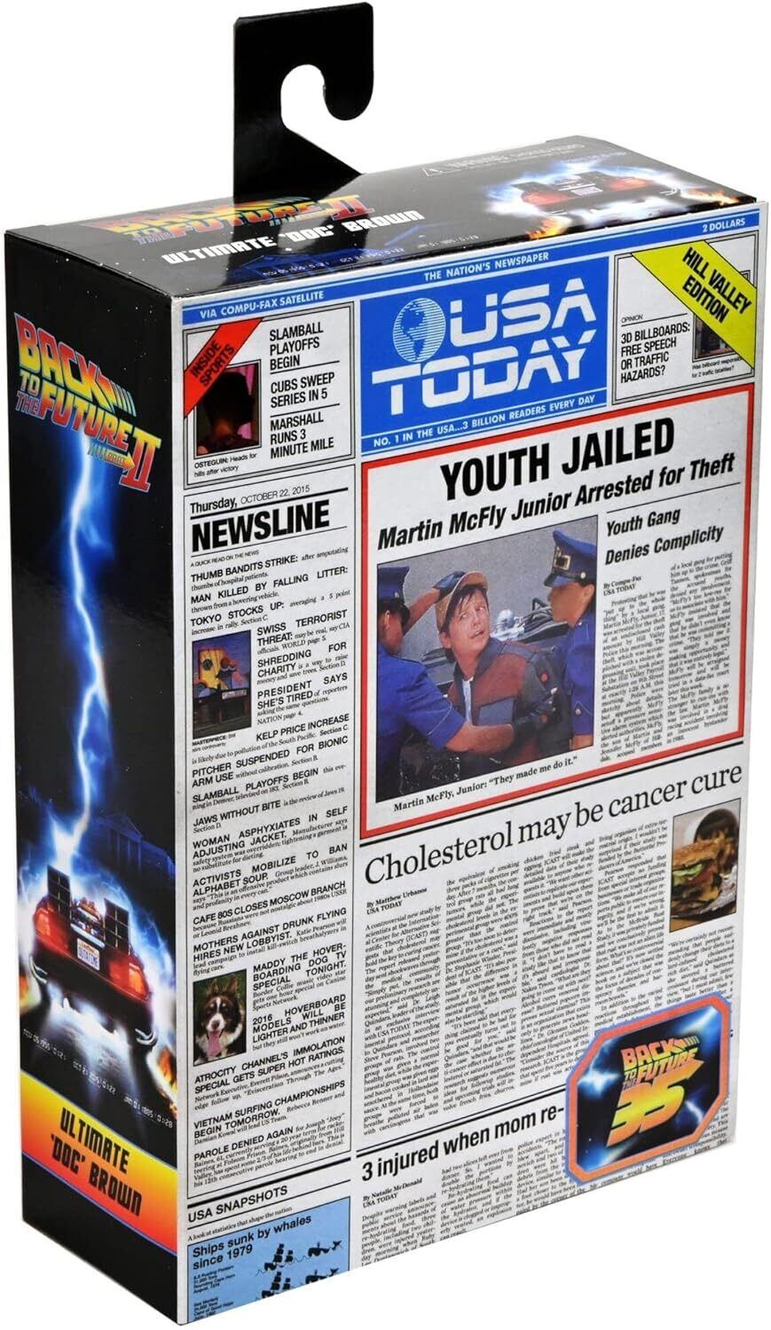 NECA バック・トゥ・ザ・フューチャー Part2 ドク エメット・ブラウン アルティメット 7インチ アクションフィギュア