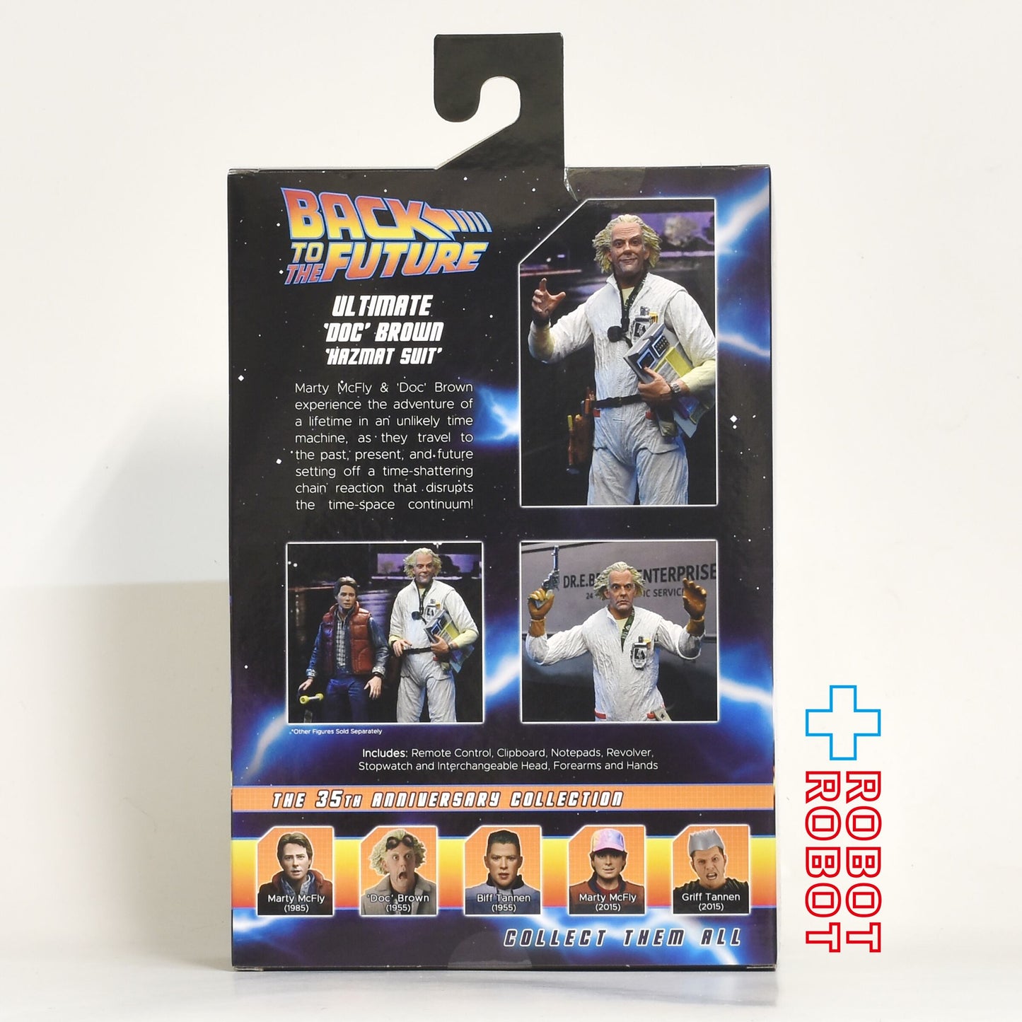 NECA バック・トゥ・ザ・フューチャー ドク エメット・ブラウン 1985 アルティメット 7インチ アクションフィギュア 未開封 - ROBOTROBOT