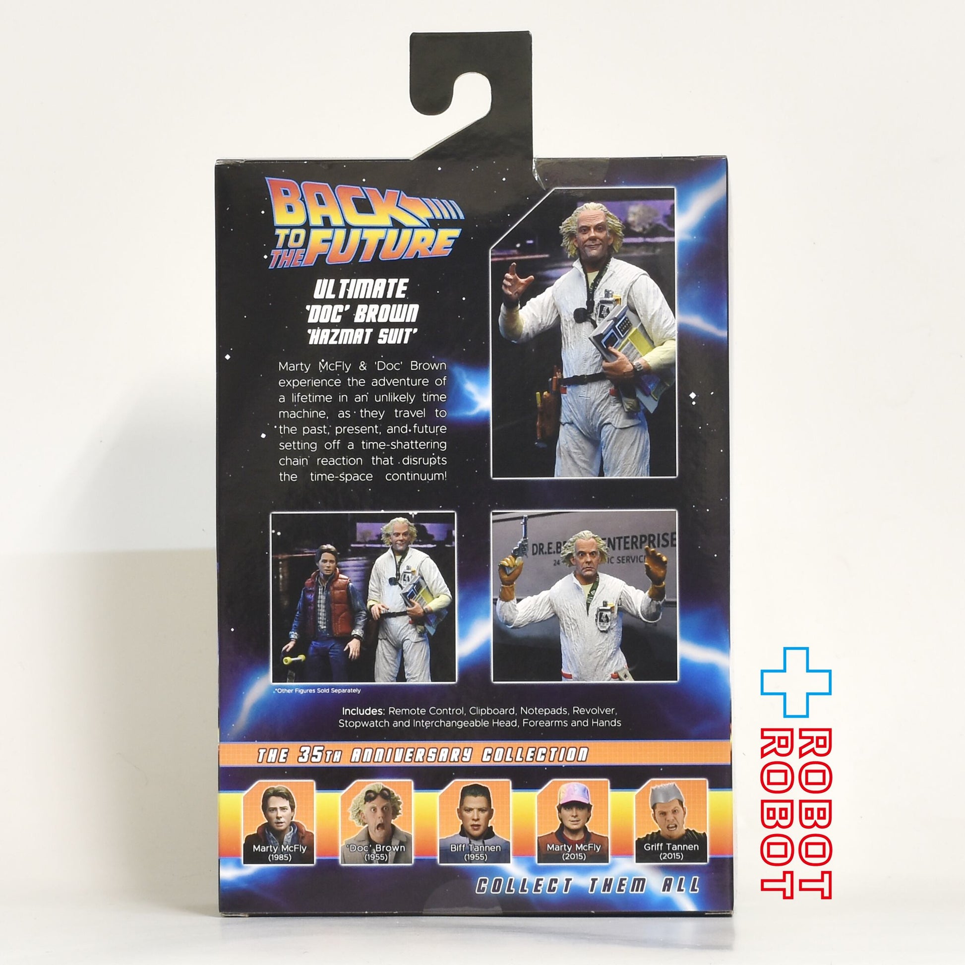 NECA バック・トゥ・ザ・フューチャー ドク エメット・ブラウン 1985 アルティメット 7インチ アクションフィギュア 未開封 - ROBOTROBOT