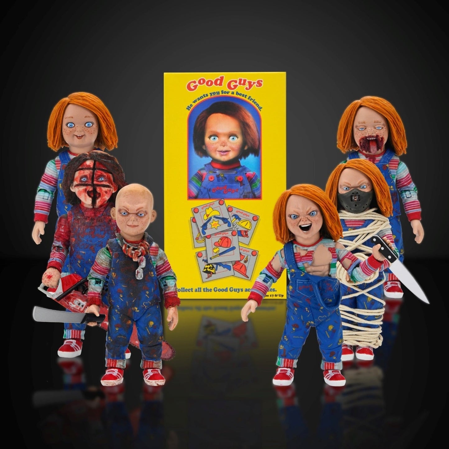 ネカ チャイルド・プレイ チャッキー / グッドガイ 7インチ アクションフィギュア ブラインドボックス トレーディングフィギュア 未開封