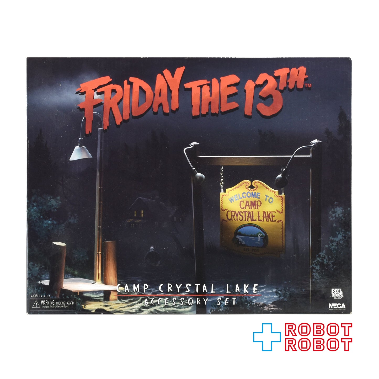 ネカ 13日の金曜日 7インチアクションフィギュア・シリーズ クリスタルレイク キャンプ アクセサリー パック 開封