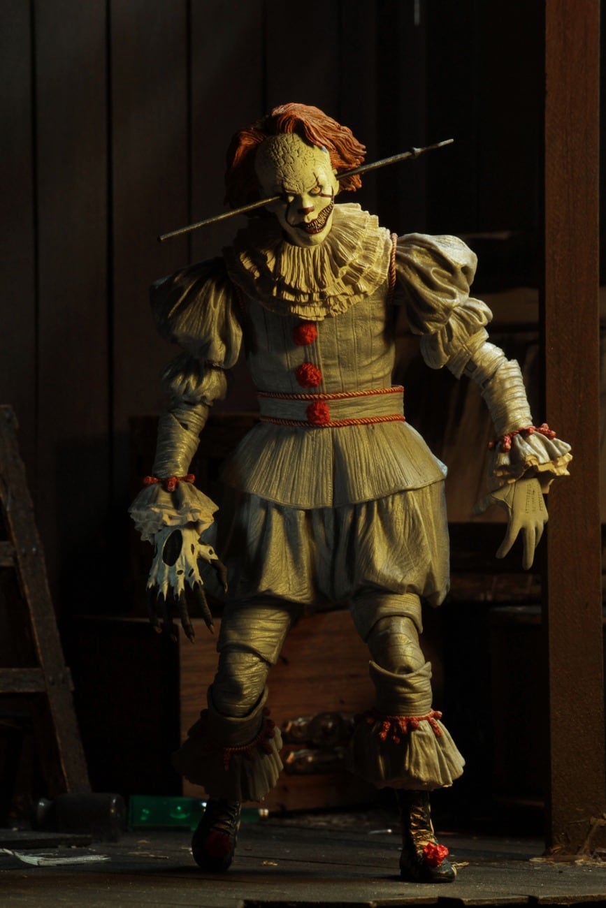 NECA IT イット それが見えたら、終わり。 ペニーワイズ ウェル・ハウスVer. アルティメット 7インチ アクションフィギュア 未開封