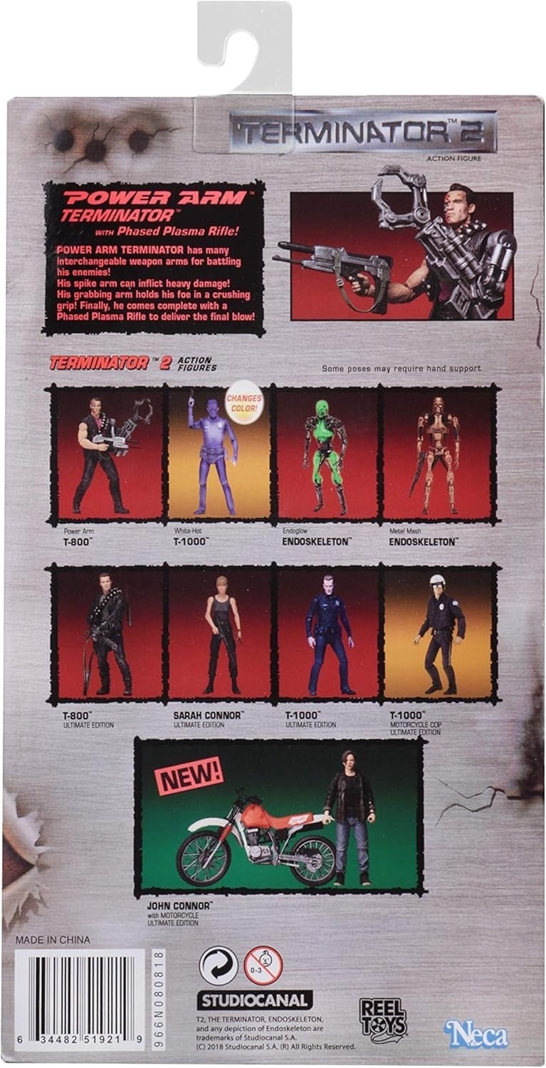 NECA ターミネーター2 ケナー トリビュート パワーアーム 7インチ アクションフィギュア 未開封