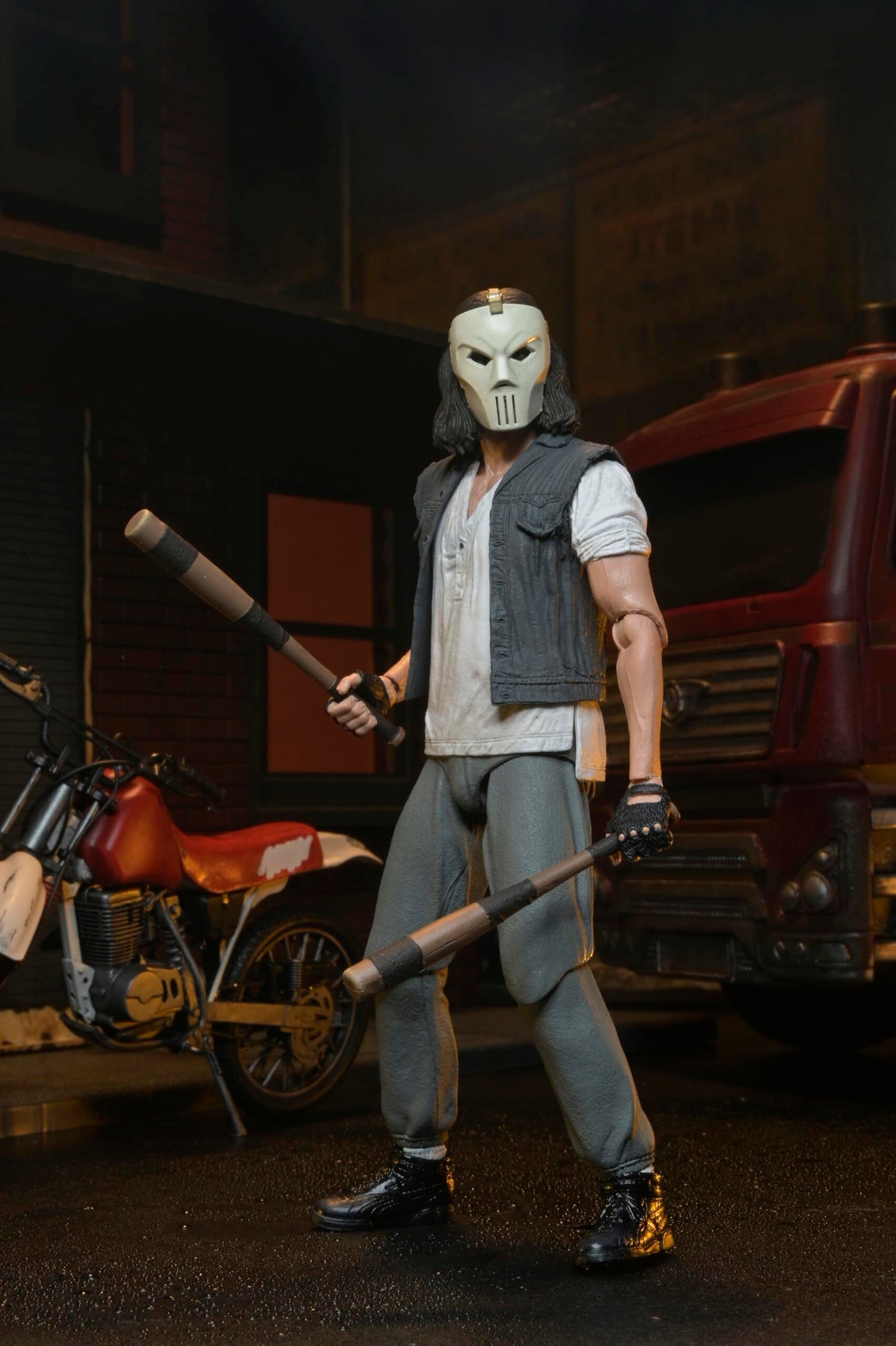 ネカ ティーンエイジ・ミュータント・ニンジャ・タートルズ TMNT ケイシー・ジョーンズ（DXムービー・リアリゼーション ver.）アクションフィギュア 2024 開封