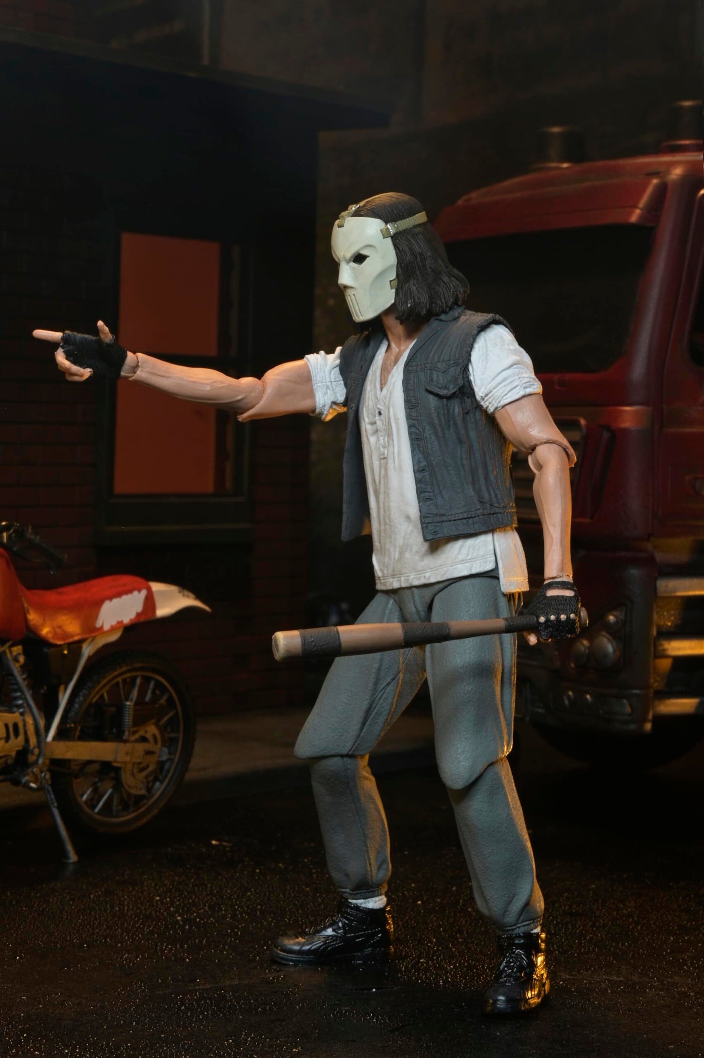 ネカ ティーンエイジ・ミュータント・ニンジャ・タートルズ TMNT ケイシー・ジョーンズ（DXムービー・リアリゼーション ver.）アクションフィギュア 2024 開封