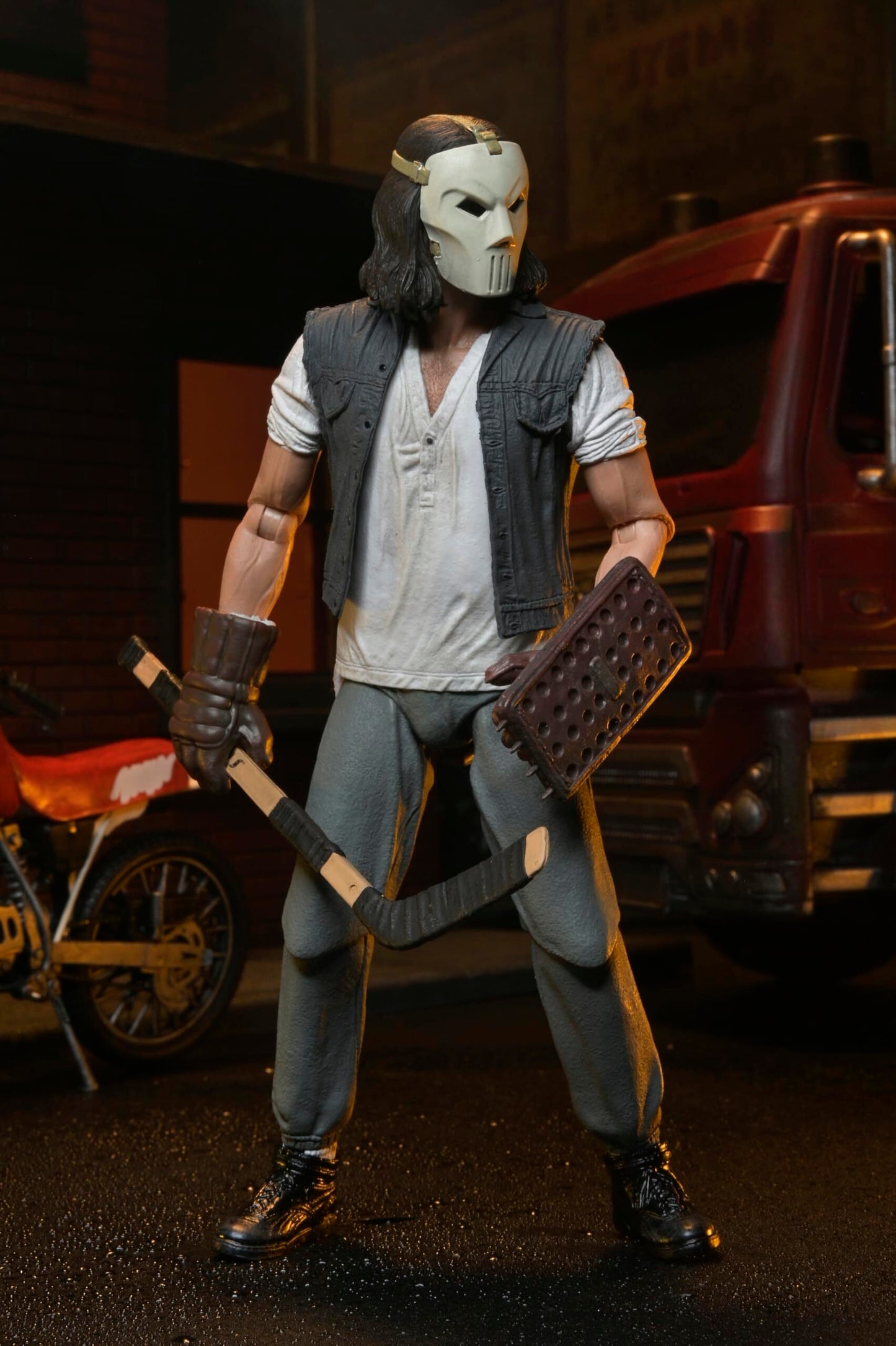 ネカ ティーンエイジ・ミュータント・ニンジャ・タートルズ TMNT ケイシー・ジョーンズ（DXムービー・リアリゼーション ver.）アクションフィギュア 2024 開封