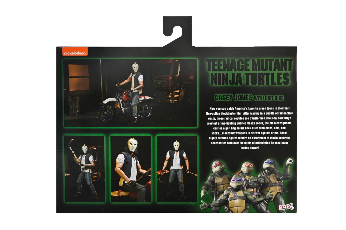 ネカ ティーンエイジ・ミュータント・ニンジャ・タートルズ TMNT ケイシー・ジョーンズ（DXムービー・リアリゼーション ver.）アクションフィギュア 2024 開封