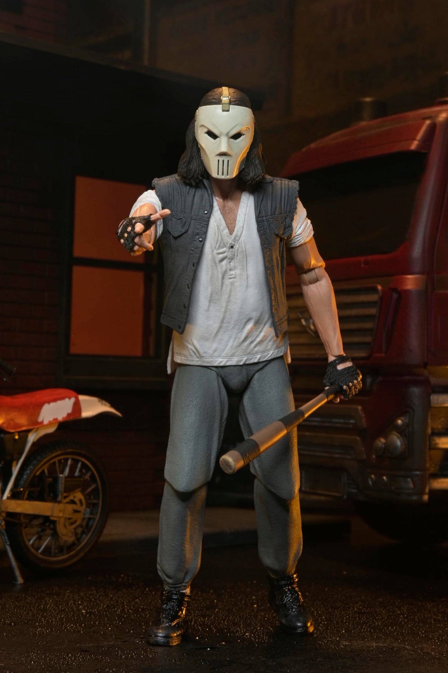ネカ ティーンエイジ・ミュータント・ニンジャ・タートルズ TMNT ケイシー・ジョーンズ（DXムービー・リアリゼーション ver.）アクションフィギュア 2024 開封