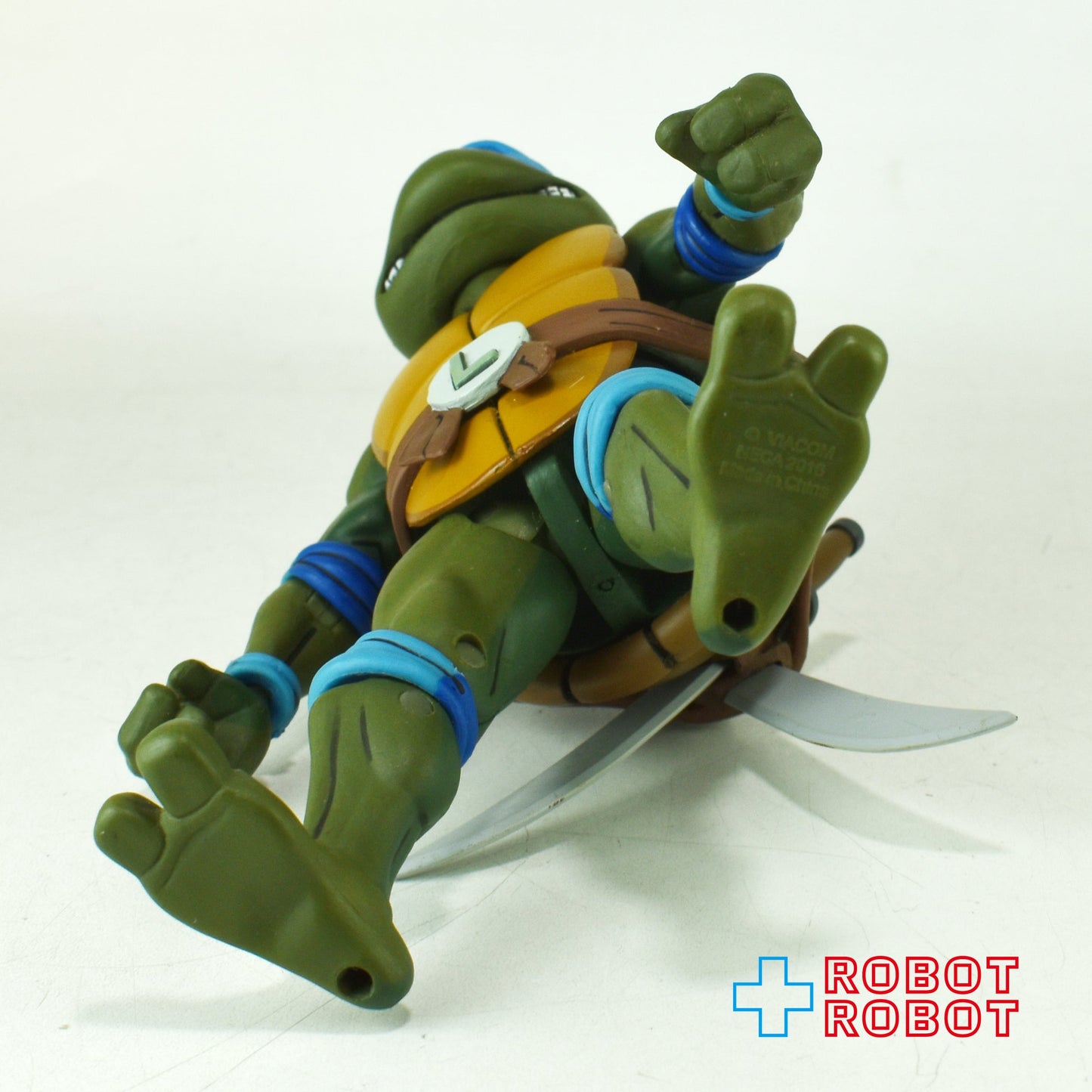 ネカ TMNT タートルズ レオナルド vs シュレッダー レオナルド アクションフィギュア *欠品あり