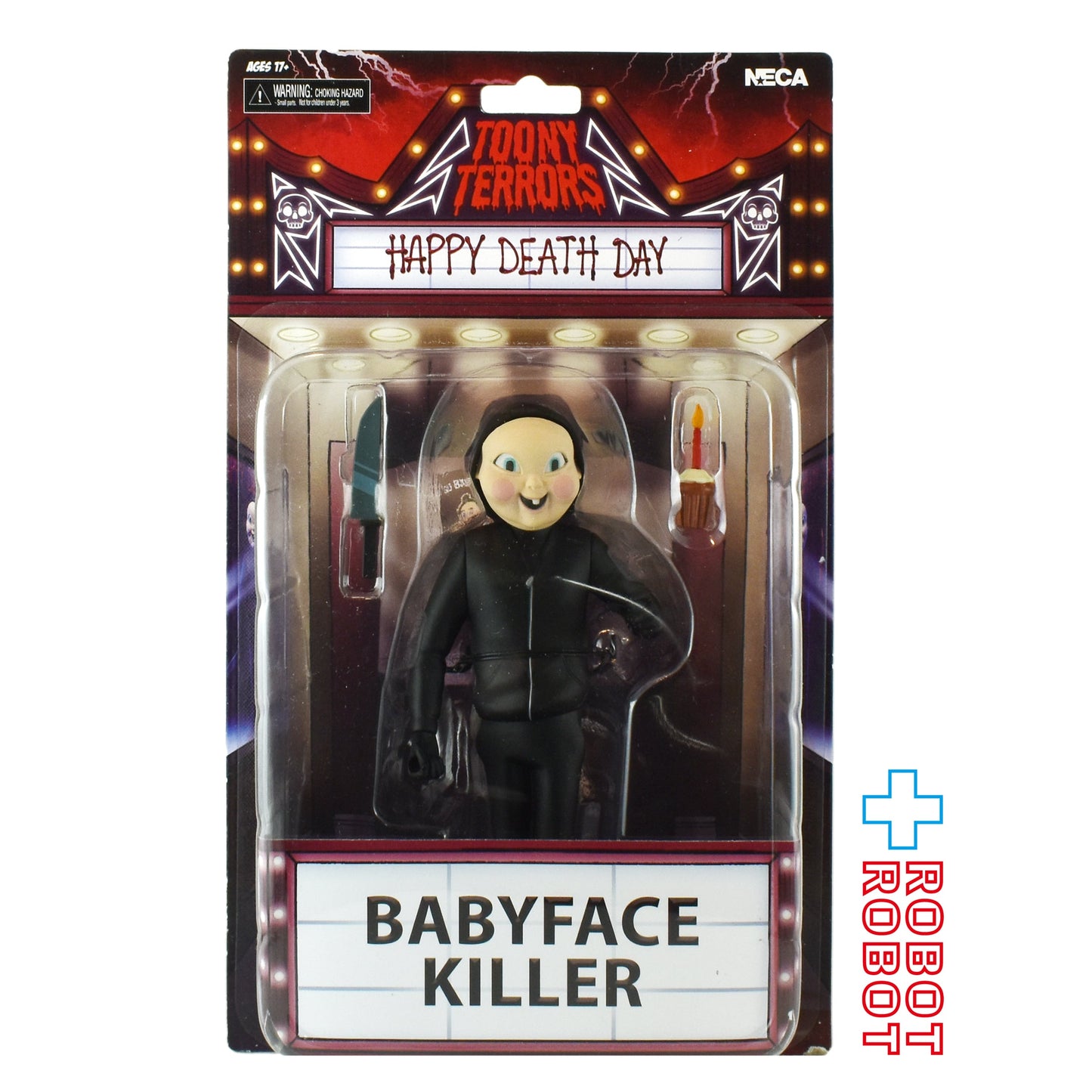 ネカ トゥーニーテラーズ ハッピー・デス・デイ ベビー・マスク 6インチ アクションフィギュア 未開封 - ROBOTROBOT