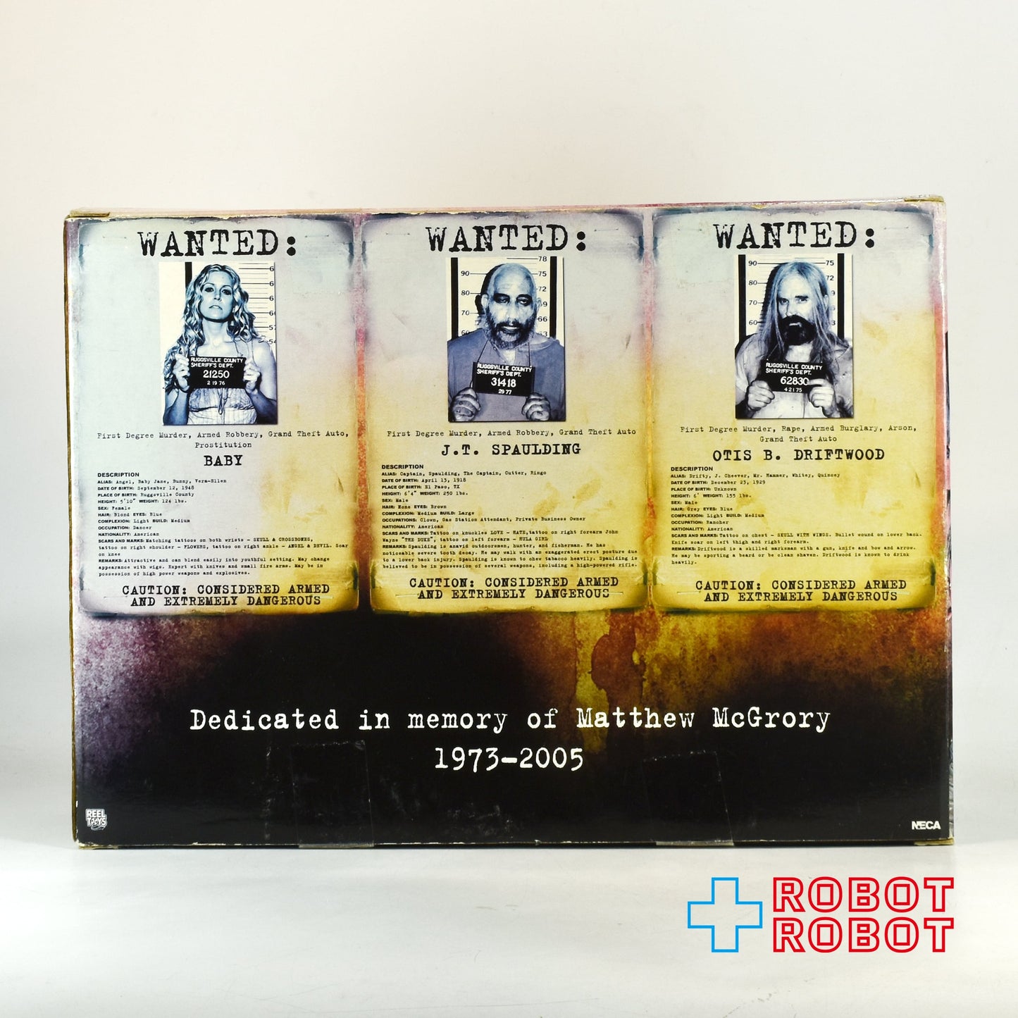 ネカ デビルズ・リジェクト マーダー・ライド・ショー2 3パック アクションフィギュア 開封箱入