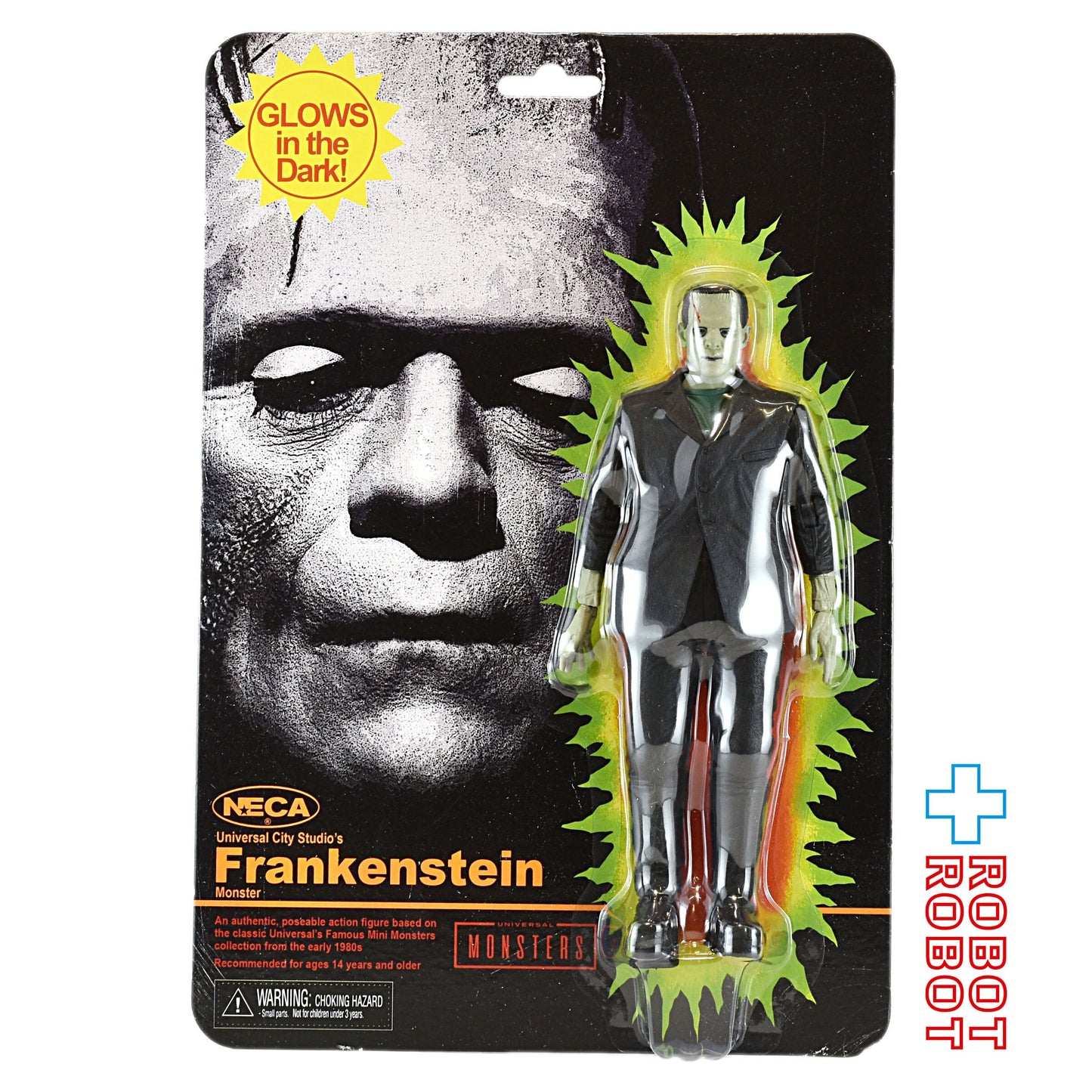 ネカ ユニバーサル・モンスター レトロ フランケンシュタイン 蓄光 7インチ アクションフィギュア 未開封