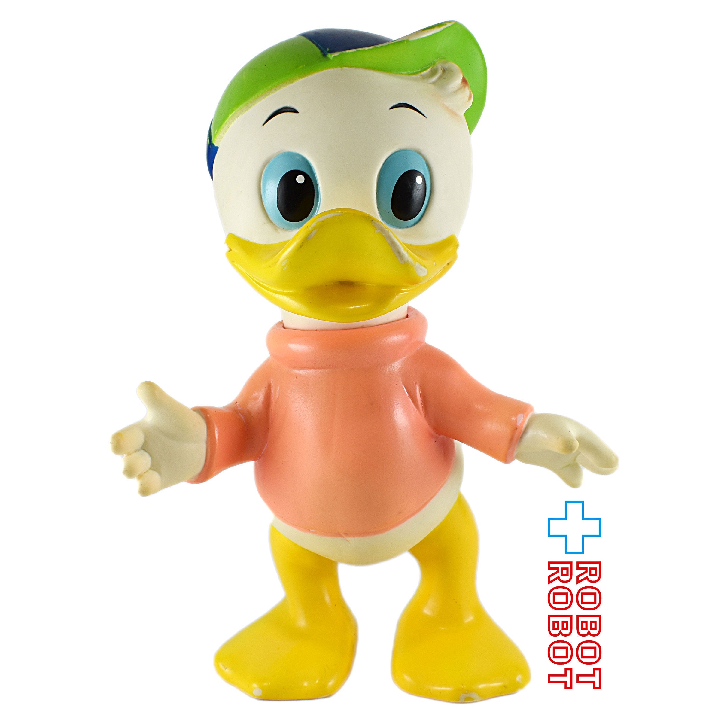 中嶋製作所 ディズニー ヒューイ ダックナヒュー 　ソフビ　フィギュア 中嶋製作所 ディズニー ヒューイ ダックナヒュー ビニールフィギュア